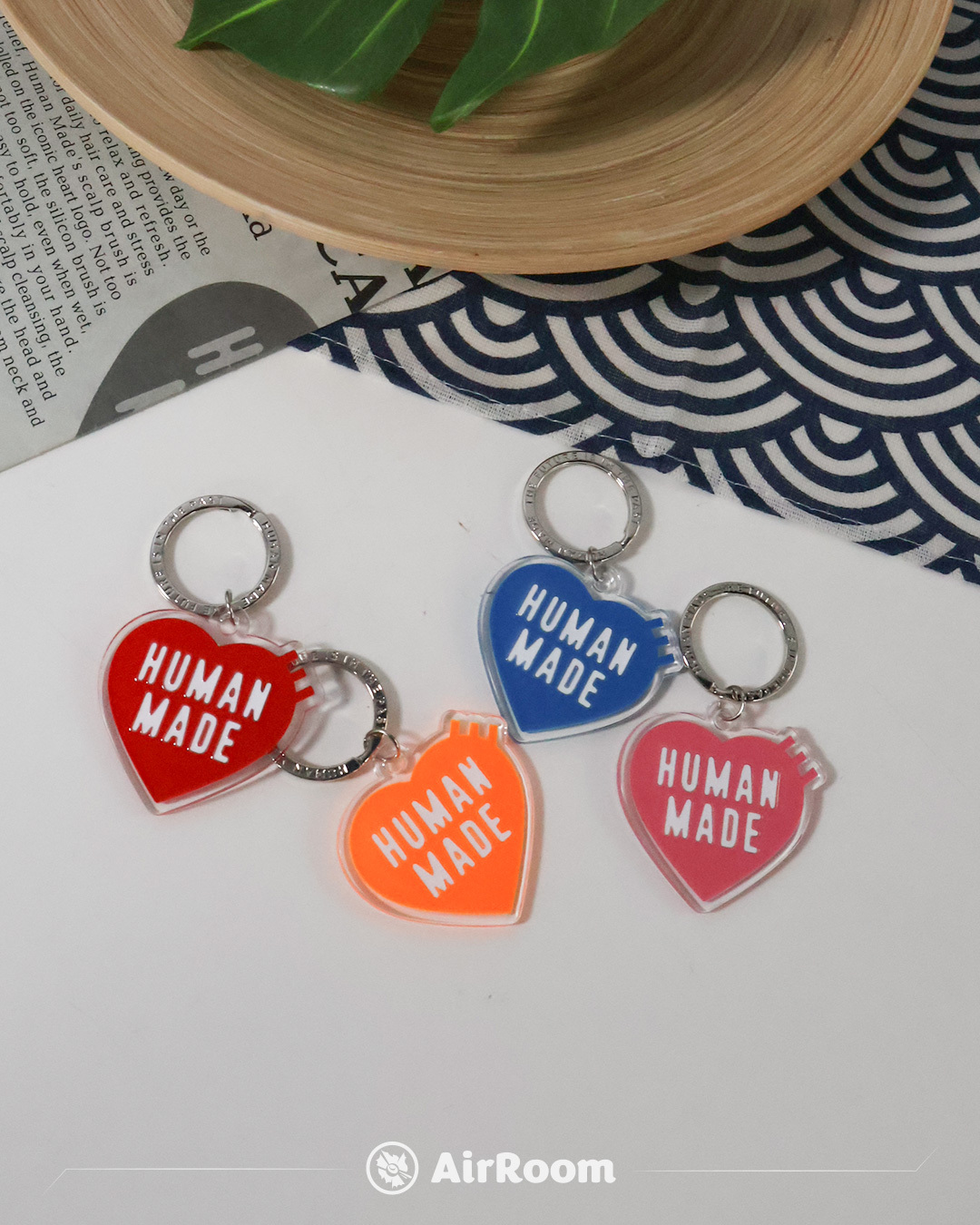 2025SS HUMAN MADE HEART KEYRING 店鋪 限定 大愛心 鑰匙圈 PVC 現貨
