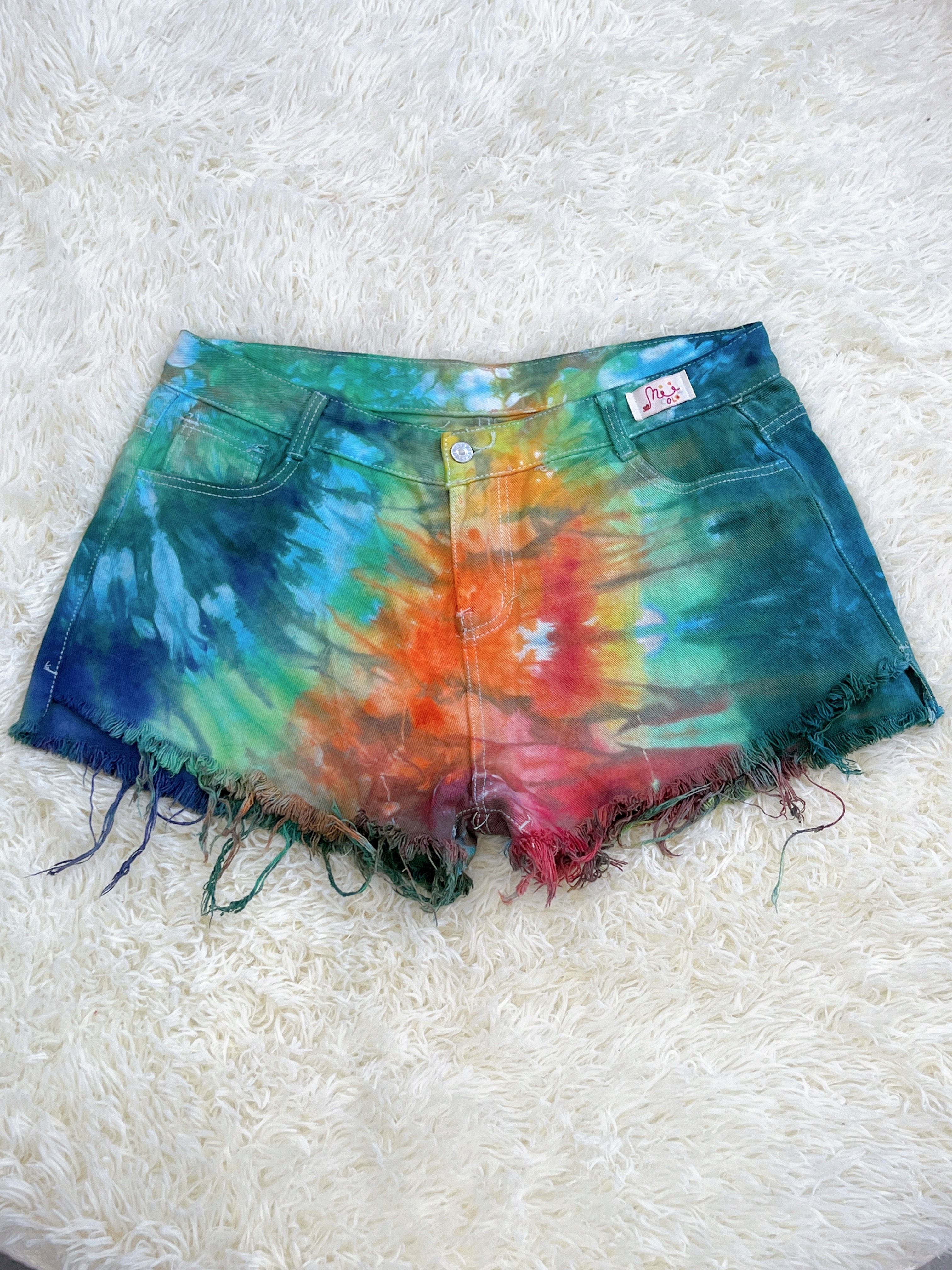 Mumu Color / 手染牛仔短褲〔38腰〕