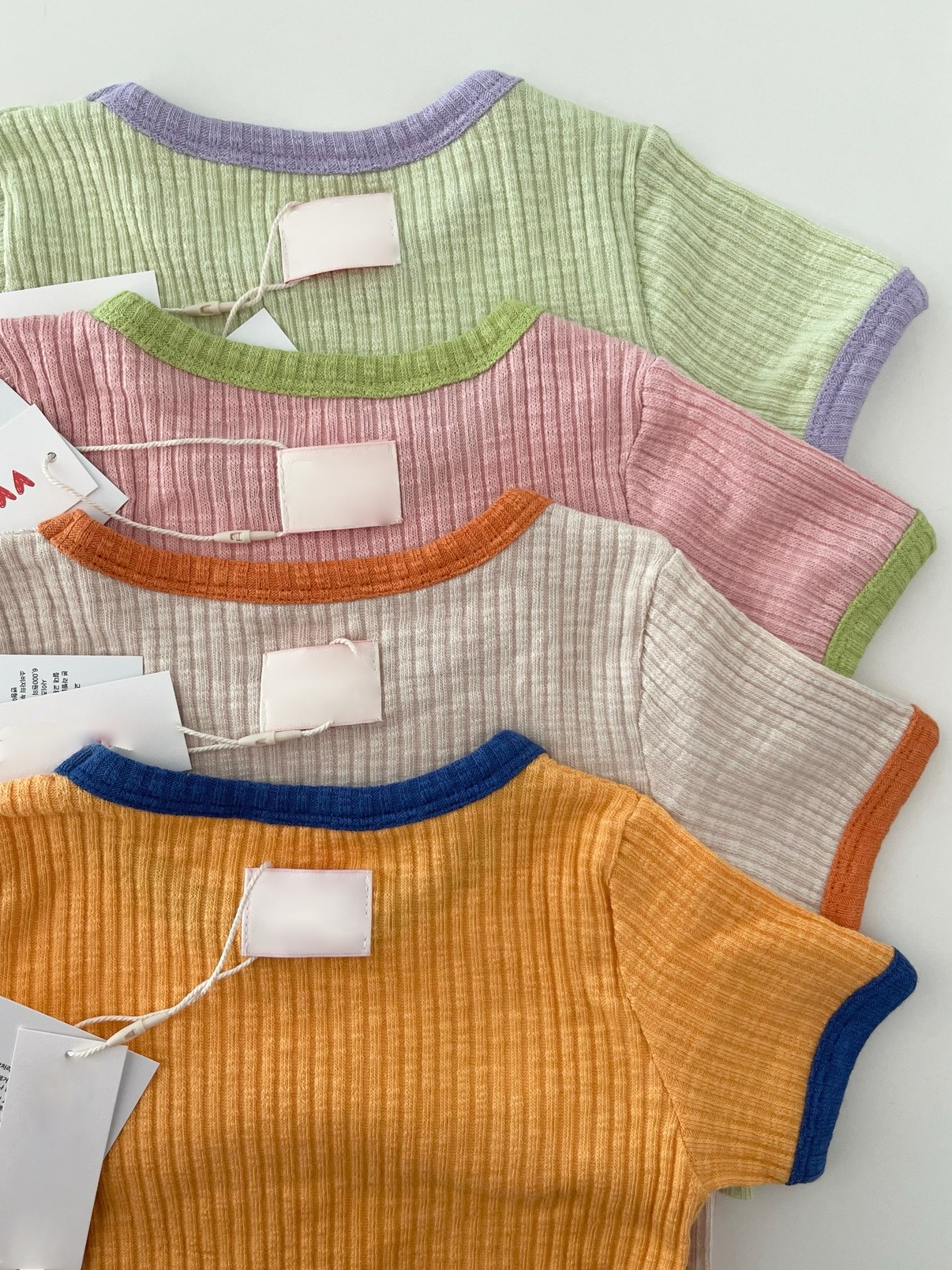 追加！夏日撞色居家套裝SET