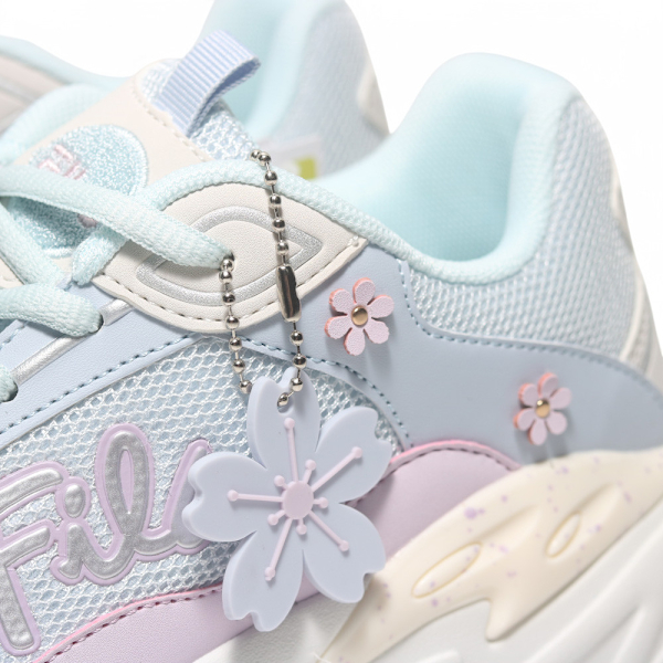 FILA 休閒鞋 CHERRY BLOSSOM 粉藍 櫻花 老爹鞋 女 5C306Z351