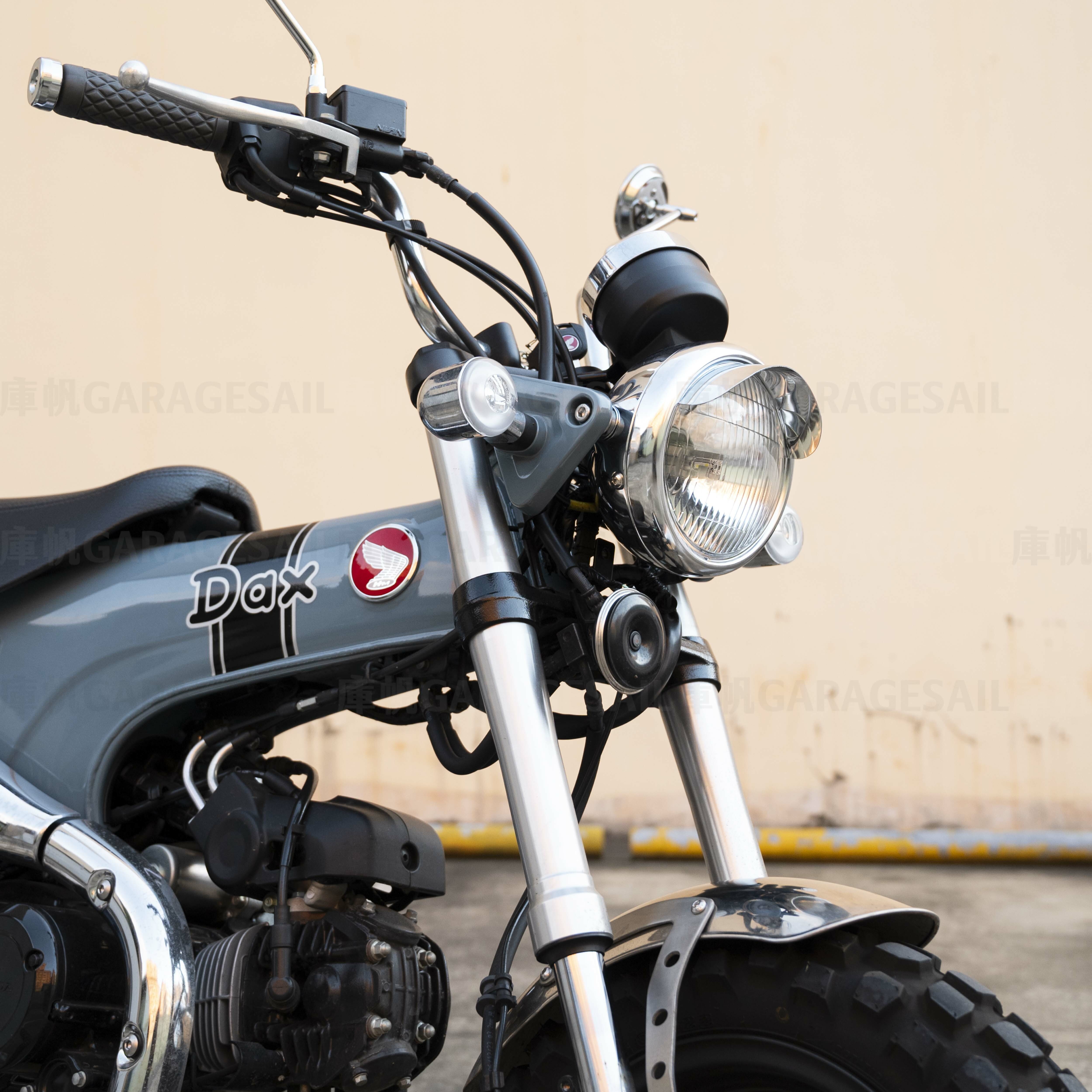 5.75吋圓 吊耳式 燈簷大燈 電鍍銀