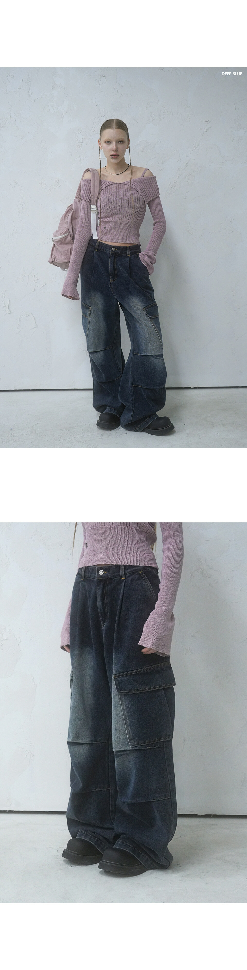 AVANDRESS) Side Big Cargo Pants - 8COL