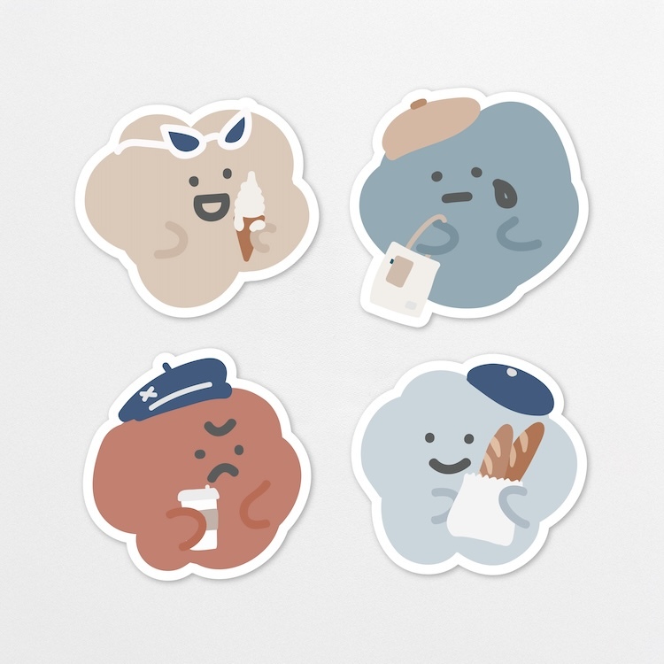 防水霧面貼紙包