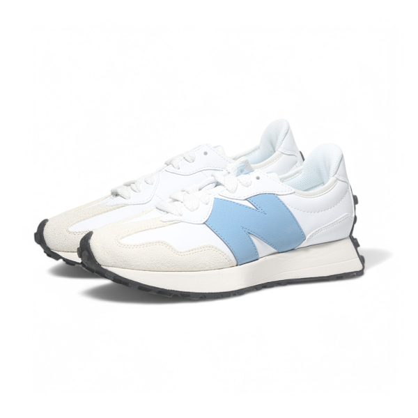 NEW BALANCE 休閒鞋 NB327 白水藍 皮革 復古 男女 U327SKB