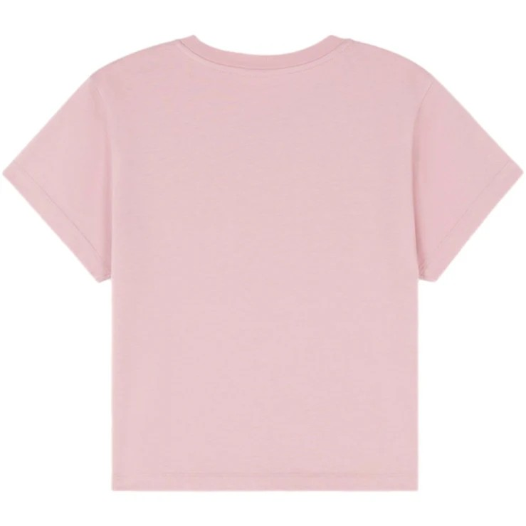 1FO0416-033 MAISON KITSUNE T-Shirt Pink #MW00123KJ0008 P623 (C-BR-E)