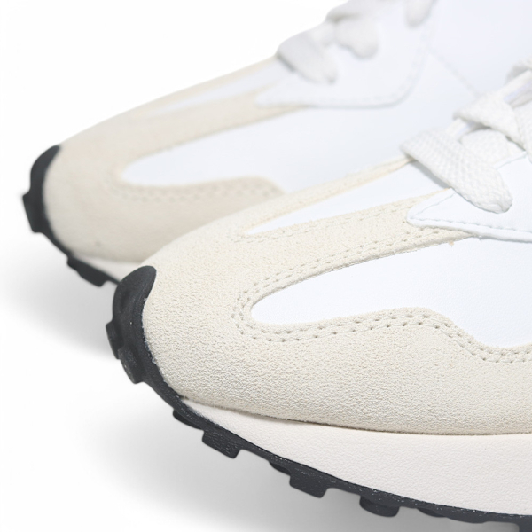 NEW BALANCE 休閒鞋 NB327 白綠 皮革 復古 男女 U327SKC