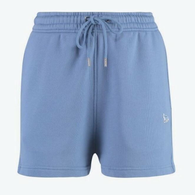1FO0416-035 MAISON KITSUNE Baby Fox Women's Shorts Blue #MW01113KM0321 P428 (C-BR-E)