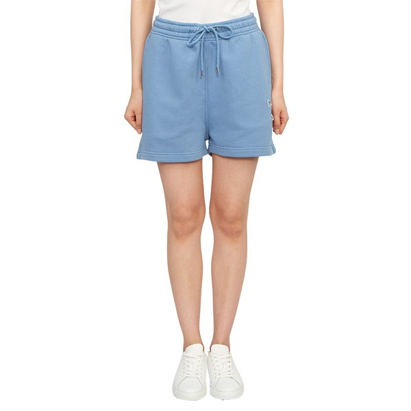 1FO0416-035 MAISON KITSUNE Baby Fox Women's Shorts Blue #MW01113KM0321 P428 (C-BR-E)