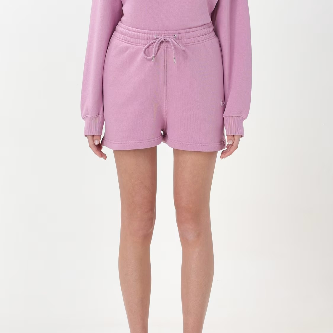 1FO0416-036 MAISON KITSUNE Baby Fox Women's Shorts Purple #MW01113KM0321 P527 (C-BR-E)