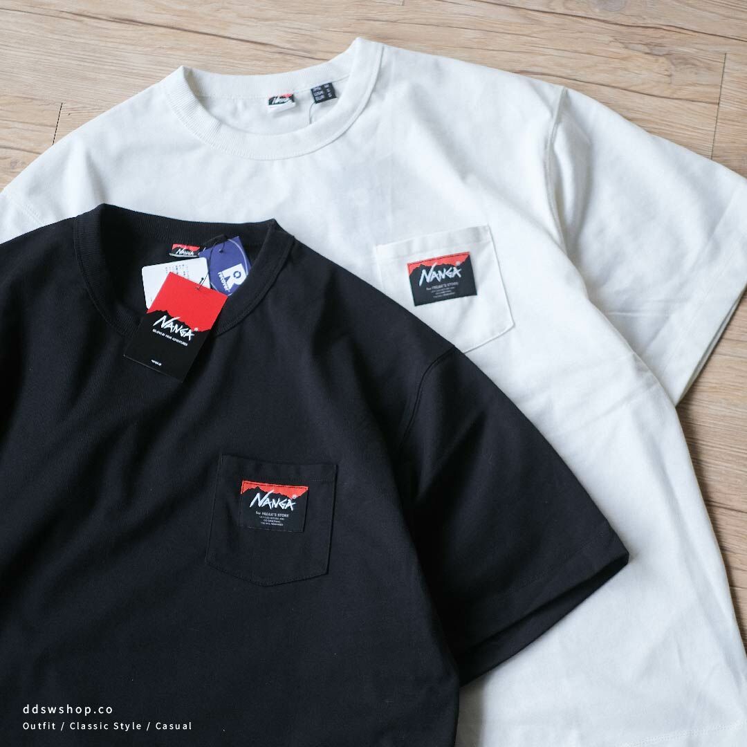 "現貨" NANGA × FREAK'S STORE ECO HYBRID LOGO 小LOGO 短踢