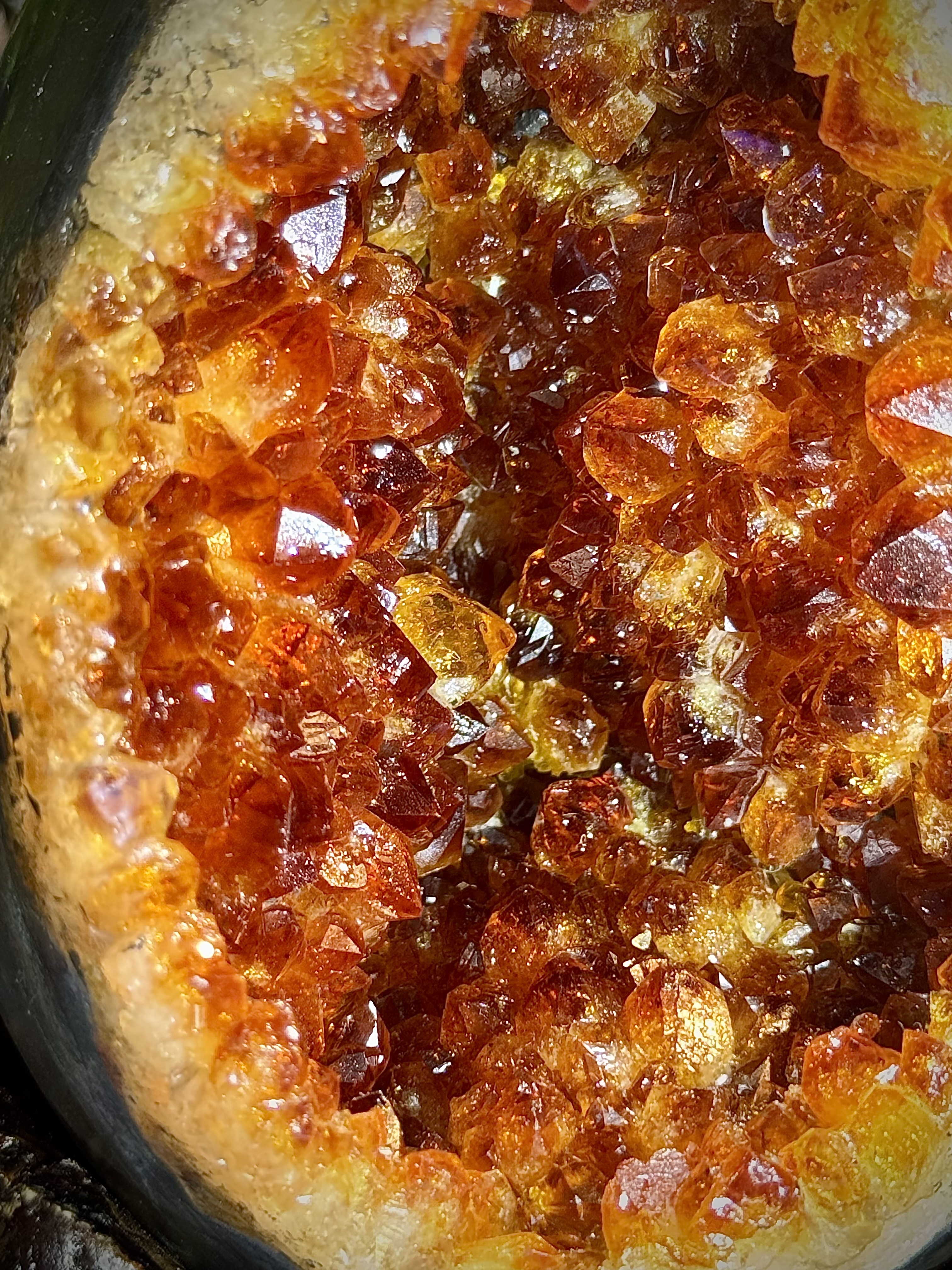 頂級焦糖黃水晶恐龍蛋 7002