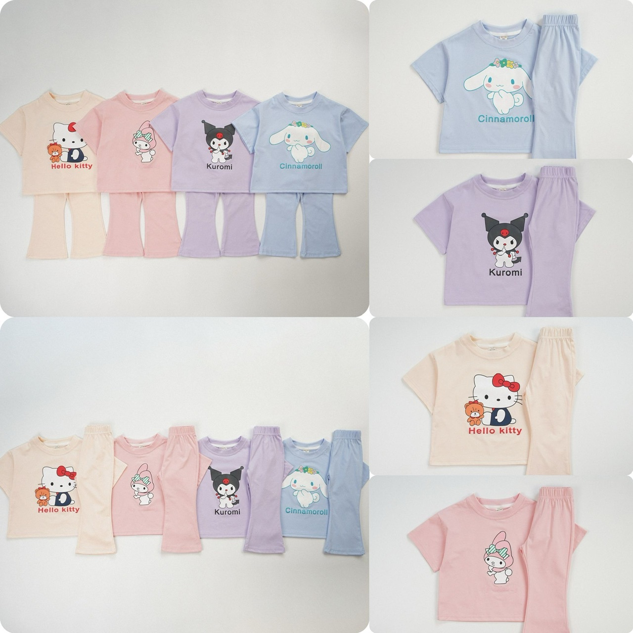 San*rio 女童喇叭長褲套裝-2500671