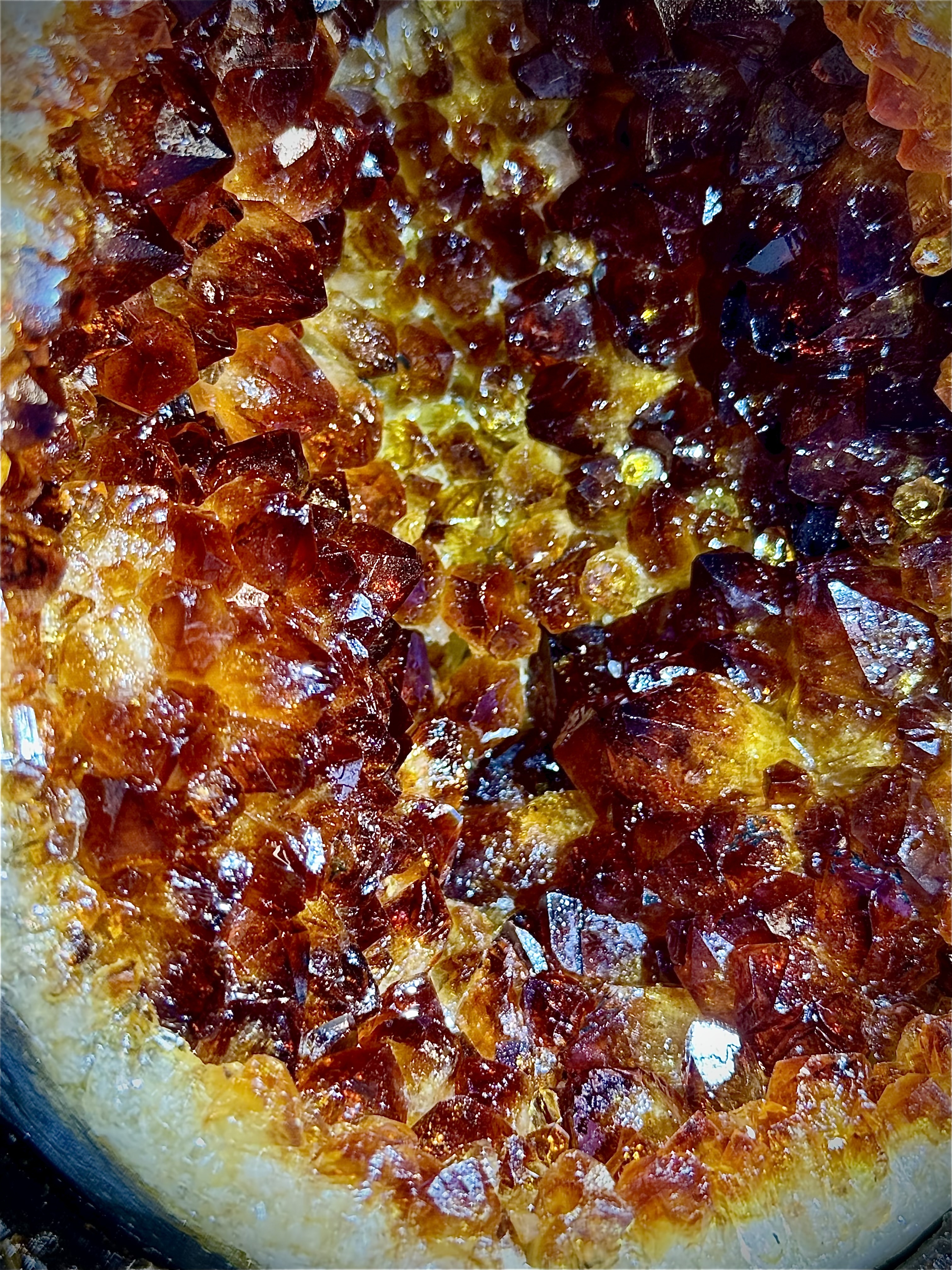 頂級焦糖黃水晶恐龍蛋 7004