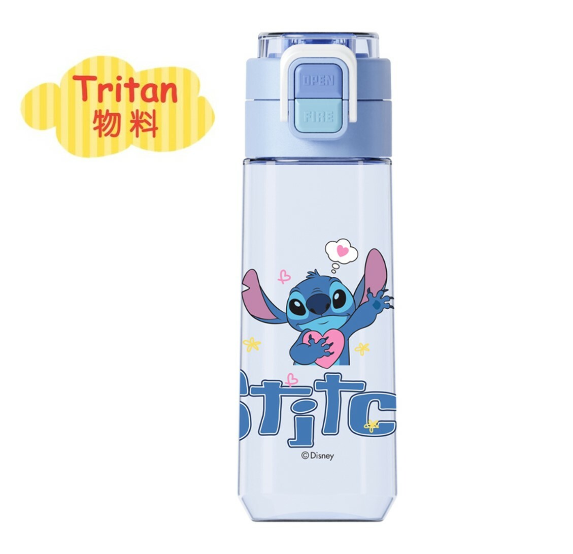 迪士尼史迪仔 |兩段開合式便攜式水樽(吸管 | 直飲)(560ml)