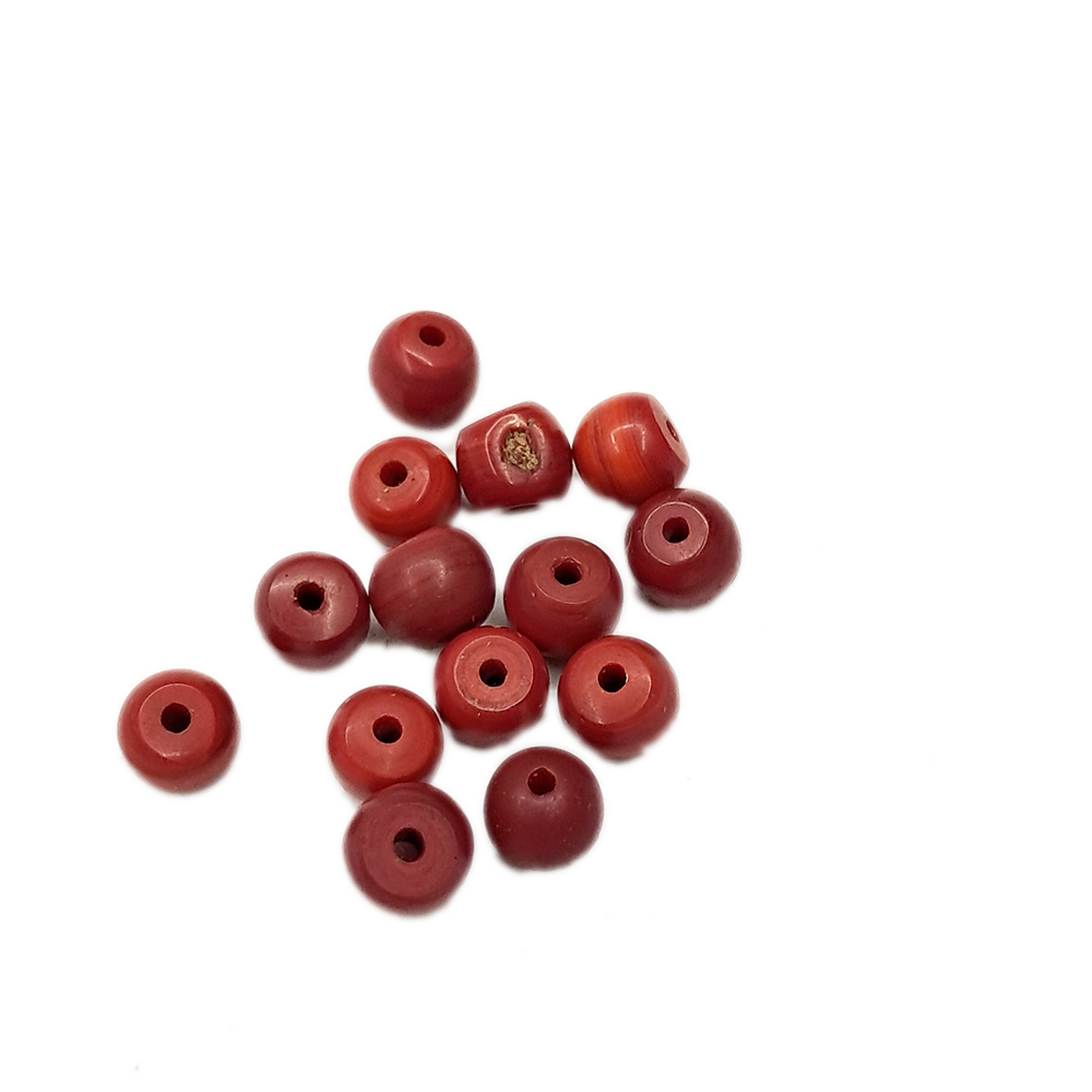 火山琉璃珠6mm2顆【十方】141622