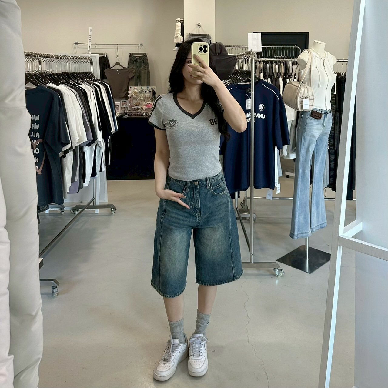 小男孩風帥帥牛仔五分褲