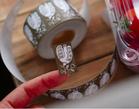 赭色 umber 標籤貼紙 ｜森空