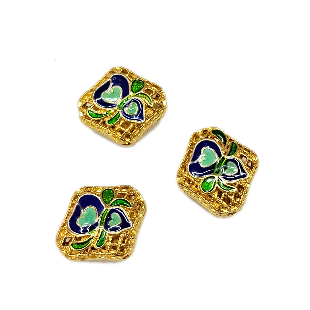 葫蘆景泰藍銅珠 1個 【十方】147947