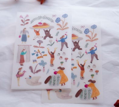a lovely day 2入轉印貼紙｜森空