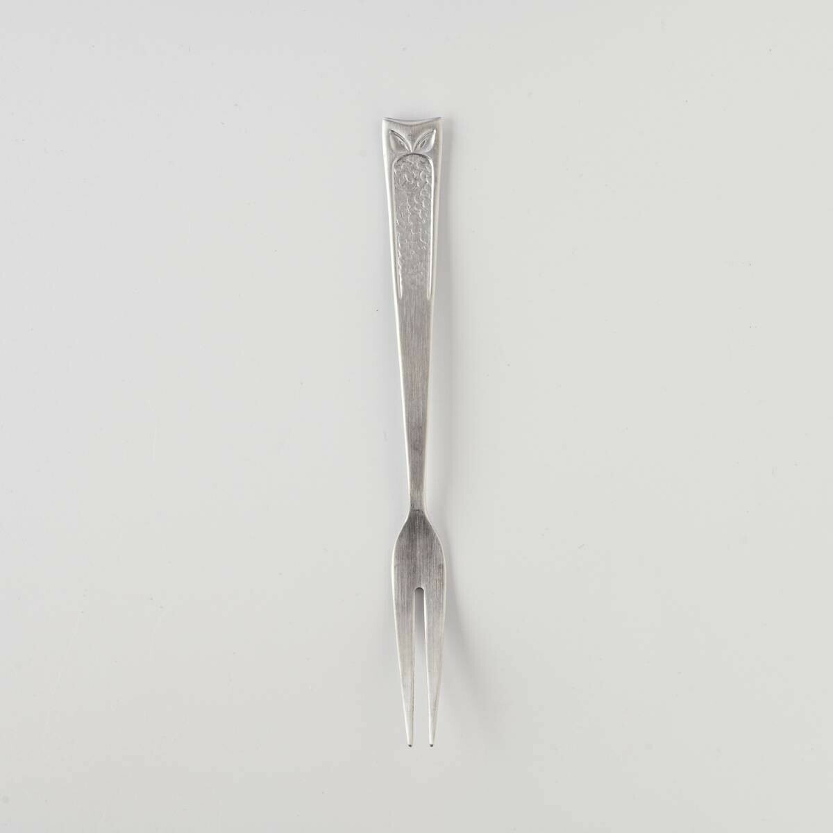 貓頭鷹 甜點叉 復古餐具｜日本燕三條