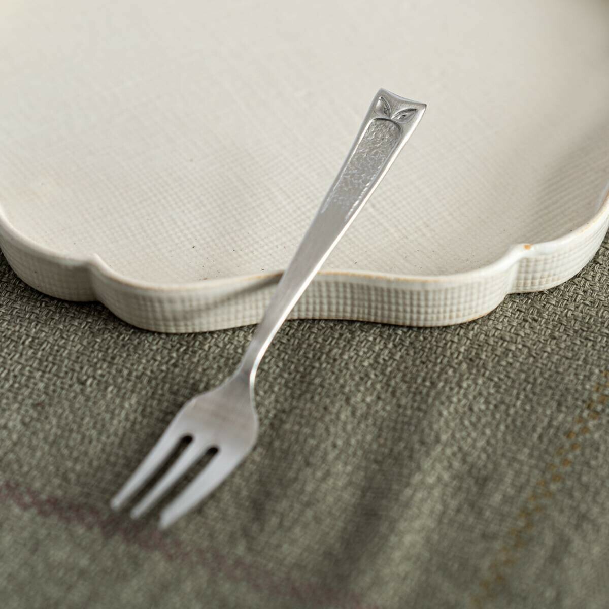 貓頭鷹 甜點叉 復古餐具｜日本燕三條