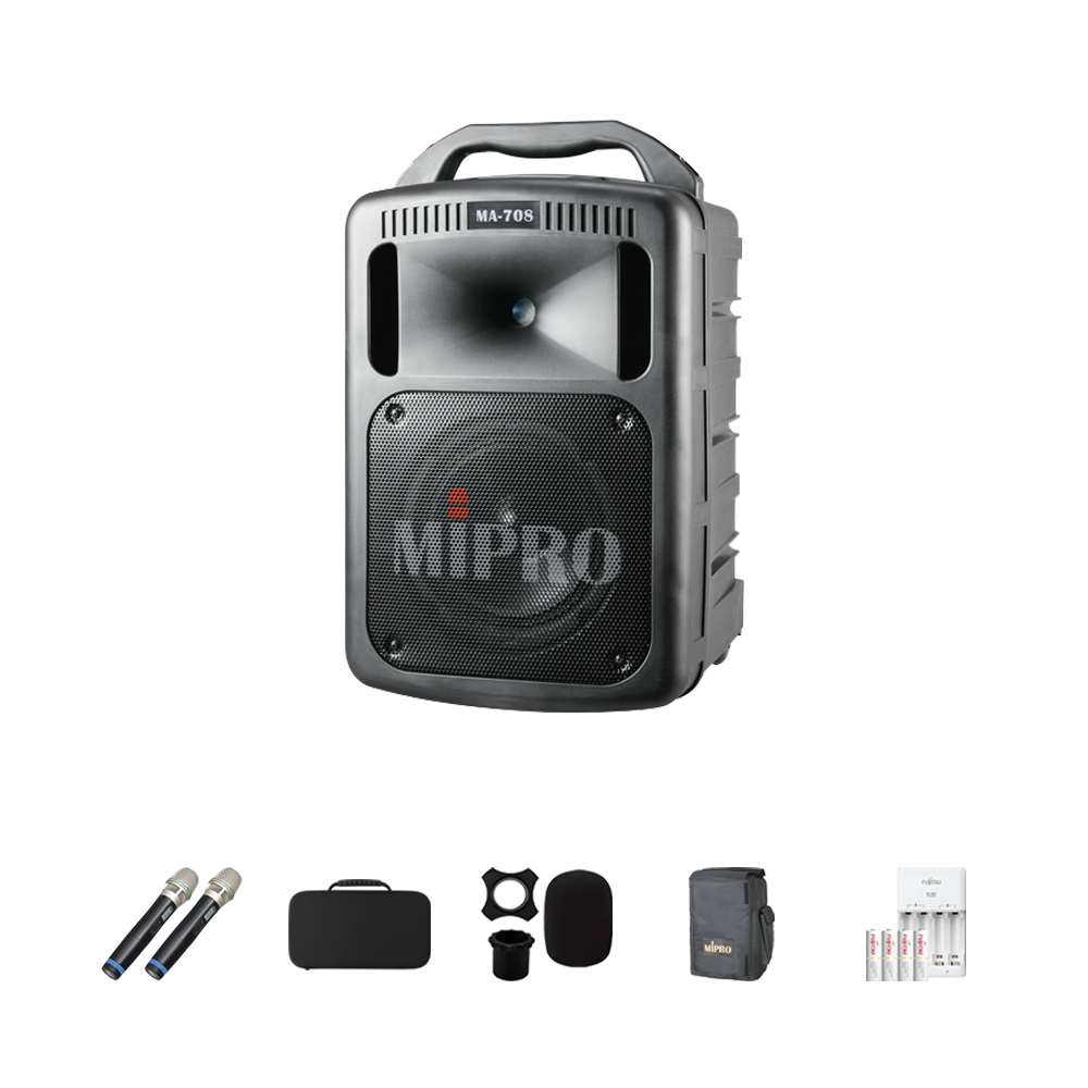 MIPRO MA-708 豪華型無線擴音機