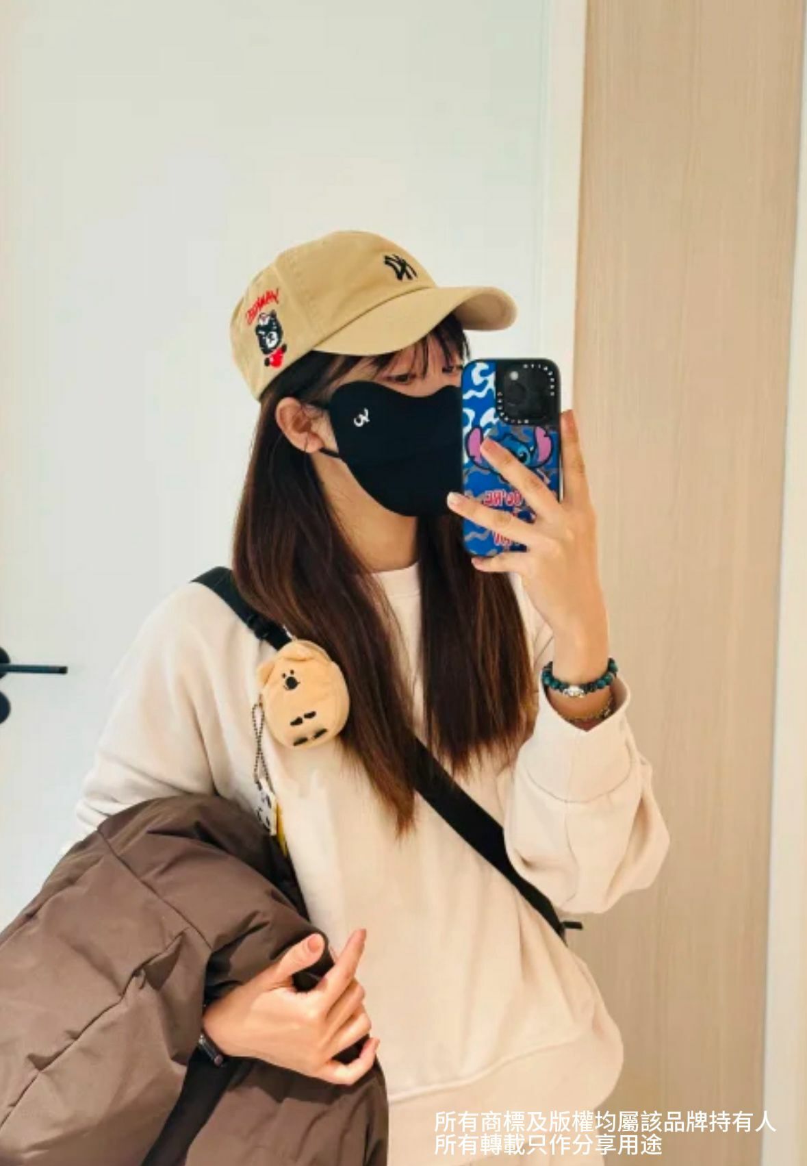 【預購】MLB G041111 小熊刺繡CAP帽