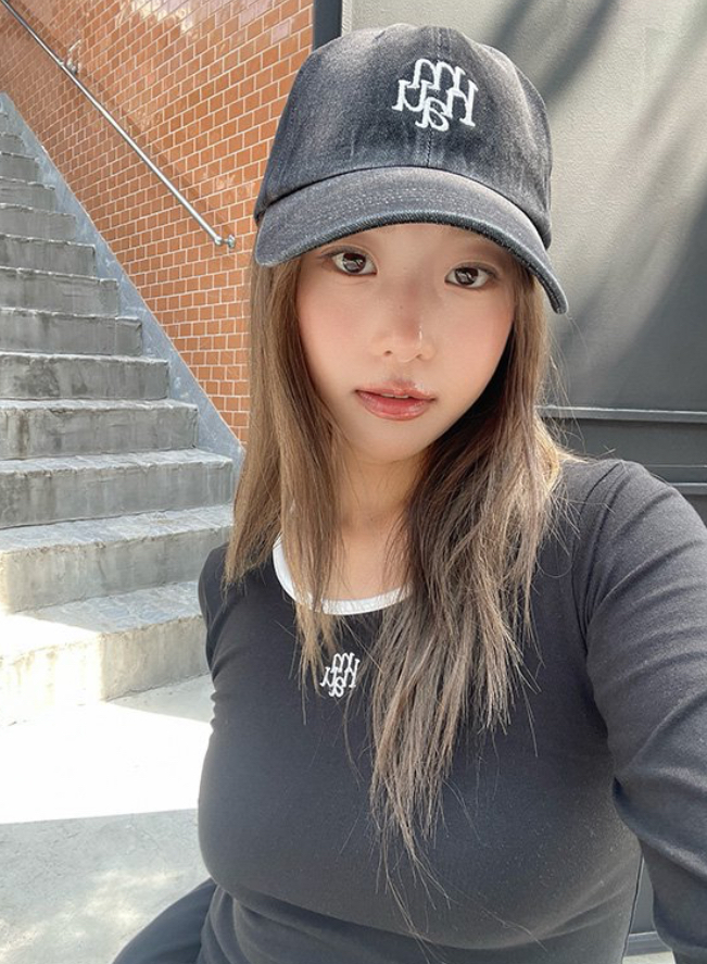 韓國連線🇰🇷 MuahMuah 大Logo水洗老帽 碳黑色 帽子/預購