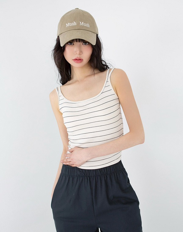 預訂｜MUAHMUAH DAILY STRIPE CAP SLEEVELESS