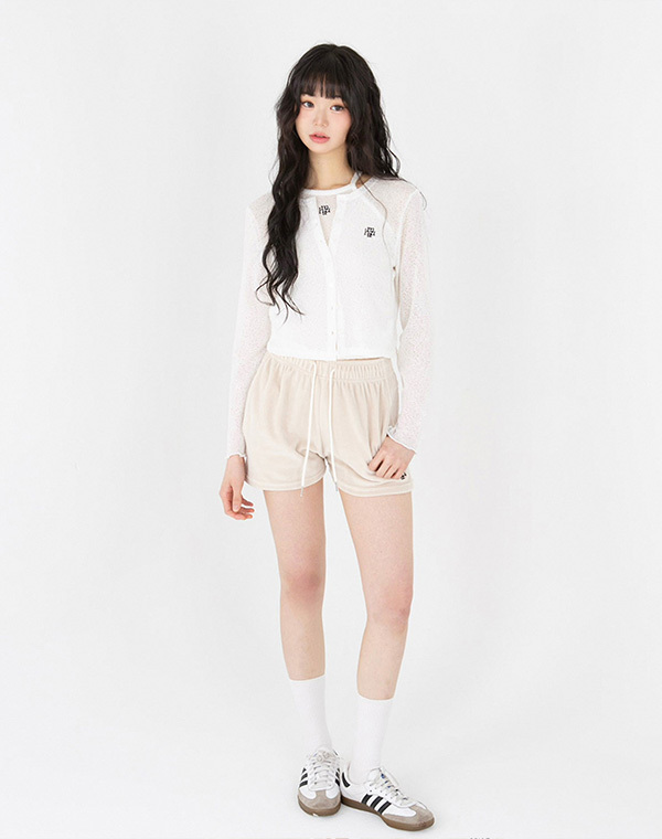 預訂｜MUAHMUAH STITCH LOGO COOLING CARDIGAN