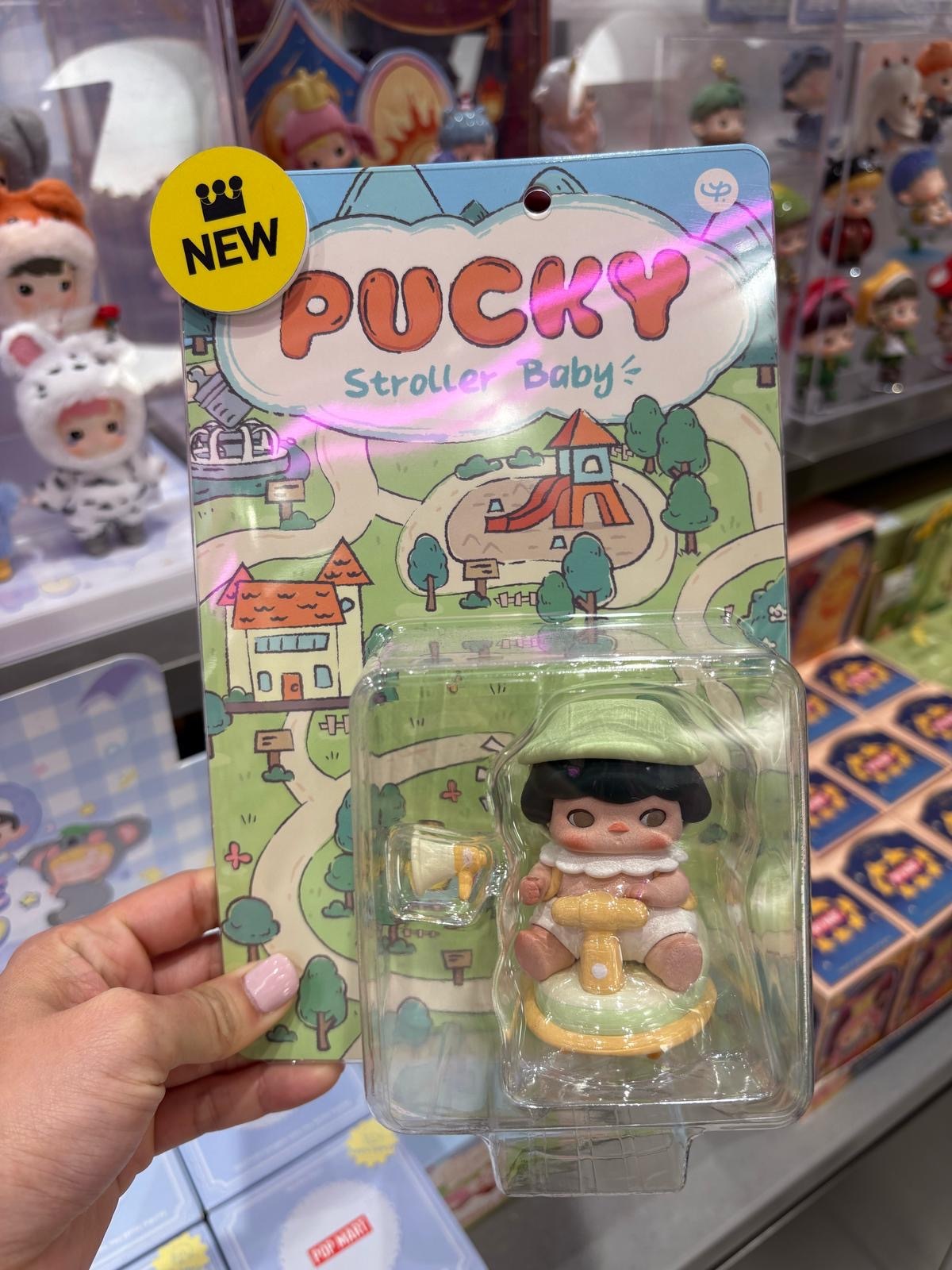 泰國限定Pop Mart Biki嬰兒車升降機海外限量版