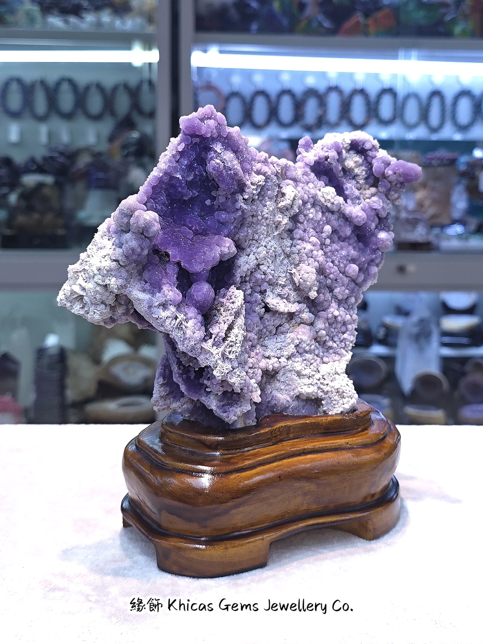 天然石 原石 瑪瑙100%天然瑙　手工雕刻龍　稀有紫色 置物 時代物 original.jpg?1744430487