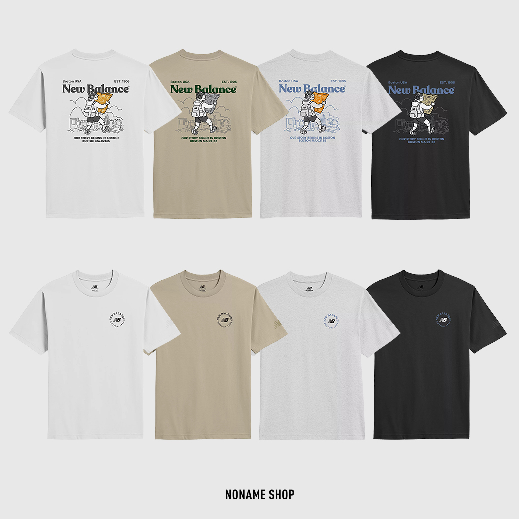 NEW BALANCE NB BOY系列 夏日城市探索 IU同款 HIKER 塗鴉 短袖 三色 (男款)