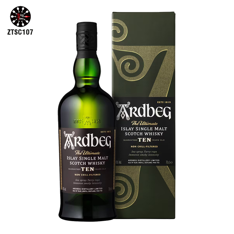 Ardbeg 10 Years Old Islay Single Malt Scotch Whisky 雅柏10年單一純麥威士忌 (禮盒) 700ml