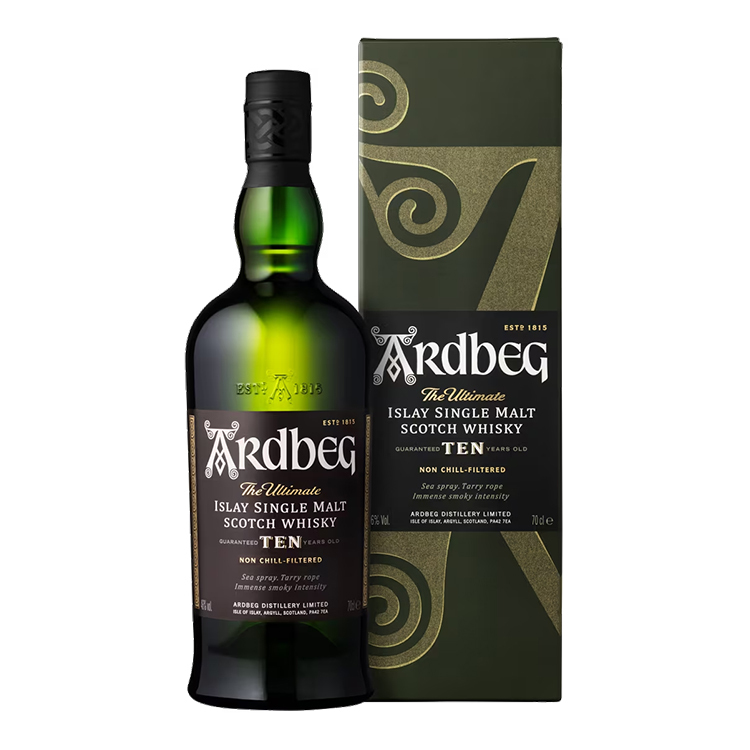 Ardbeg 10 Years Old Islay Single Malt Scotch Whisky 雅柏10年單一純麥威士忌 (禮盒) 700ml