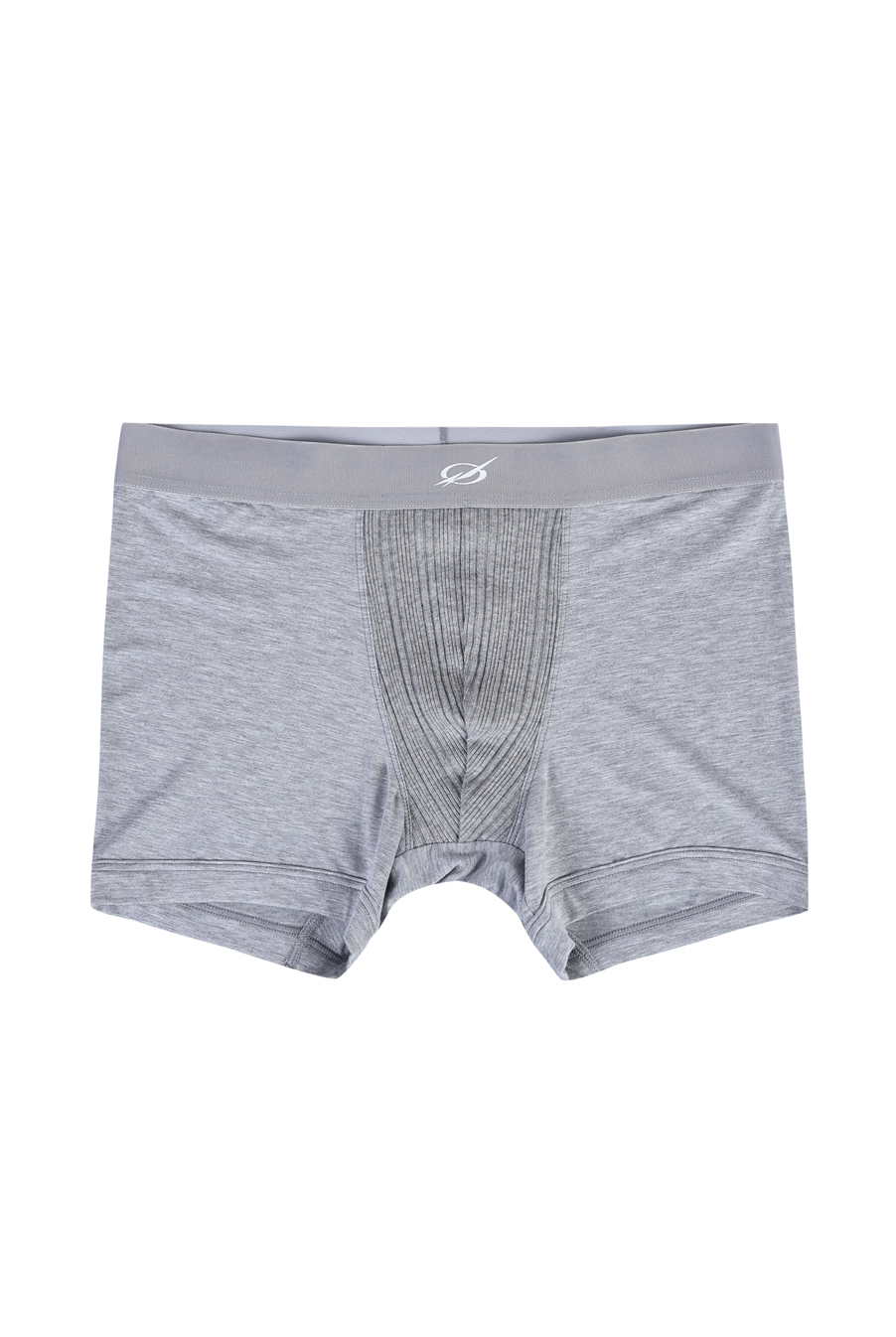 不規則 Logo 標誌平角內褲 灰