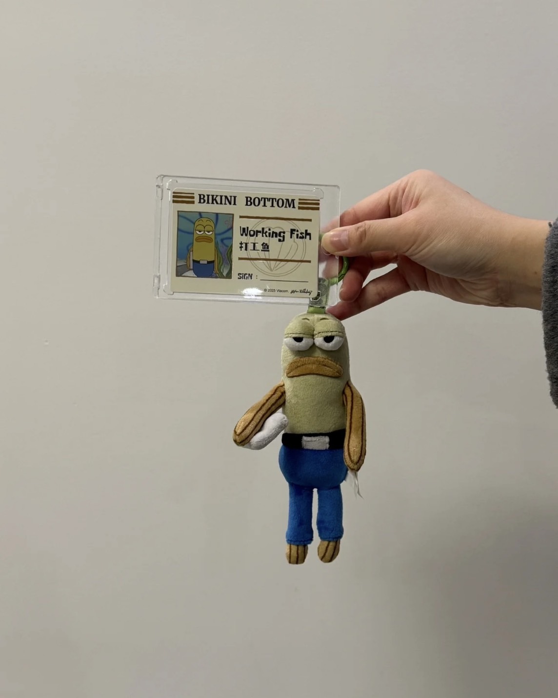 <大家的精神狀態>POPMART GONE 海綿寶寶 比奇堡的居民們 掛飾 毛絨 盲盒 一中盒