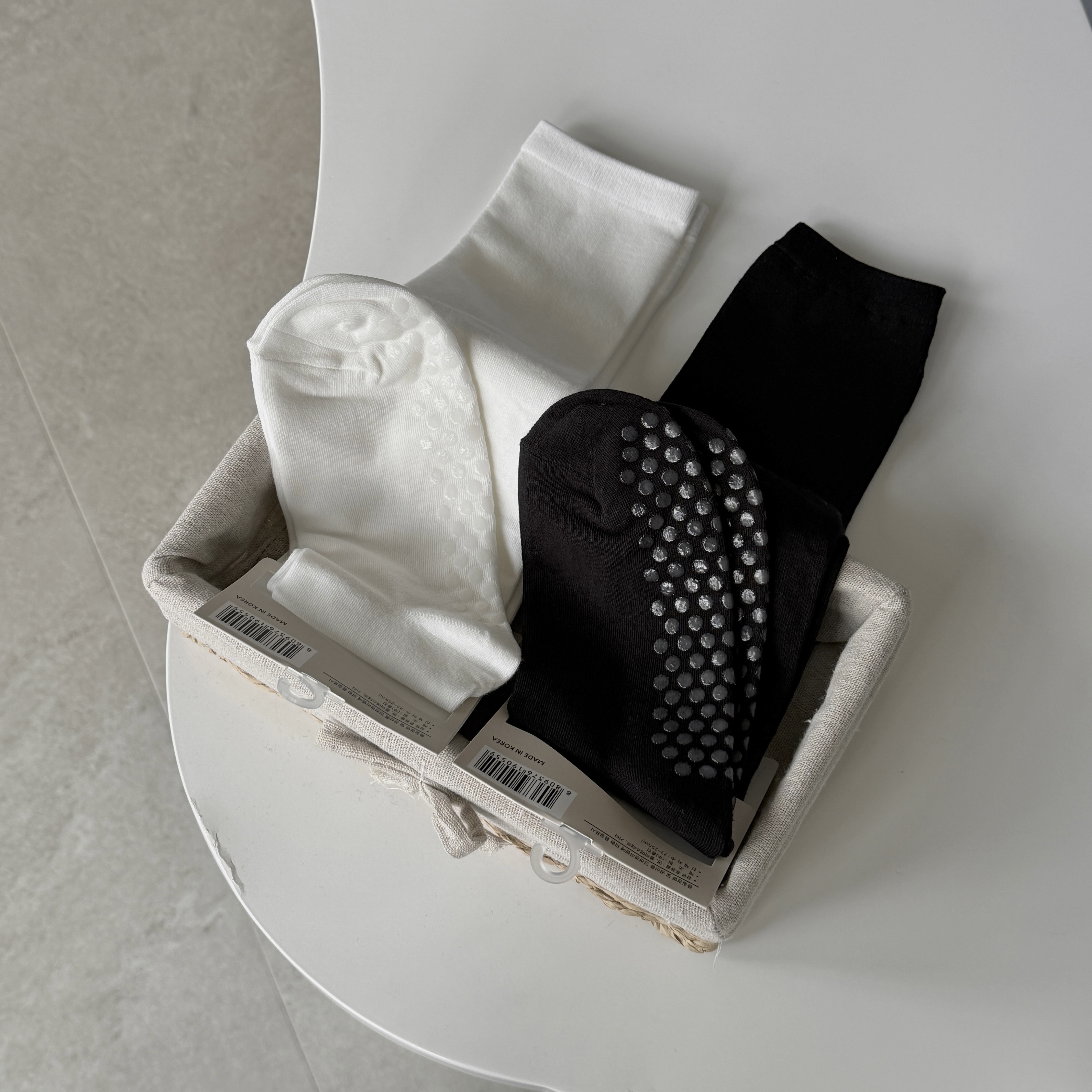 正韓—止滑素面長襪