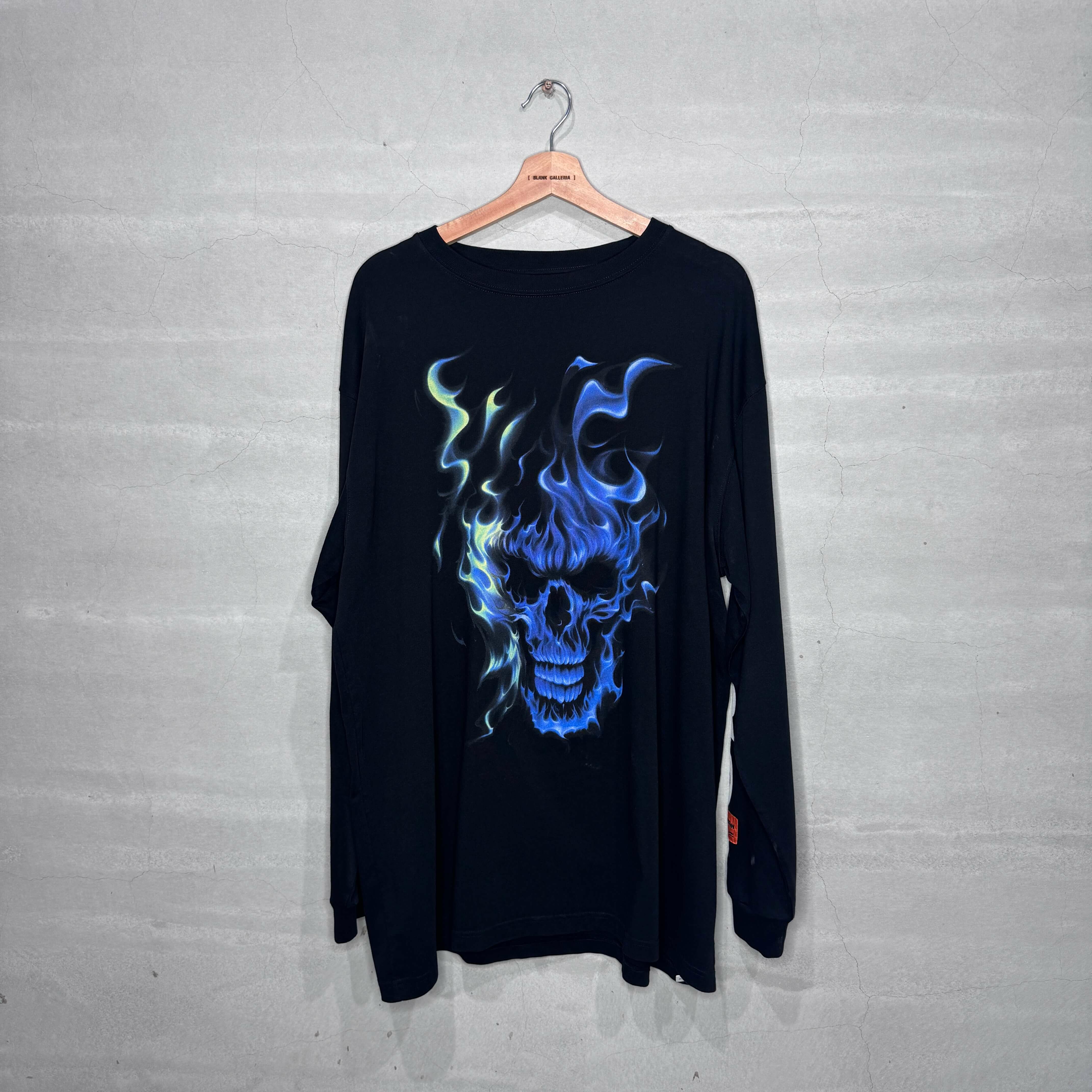 (二手) Heron Preston Flame Skull LS Tee