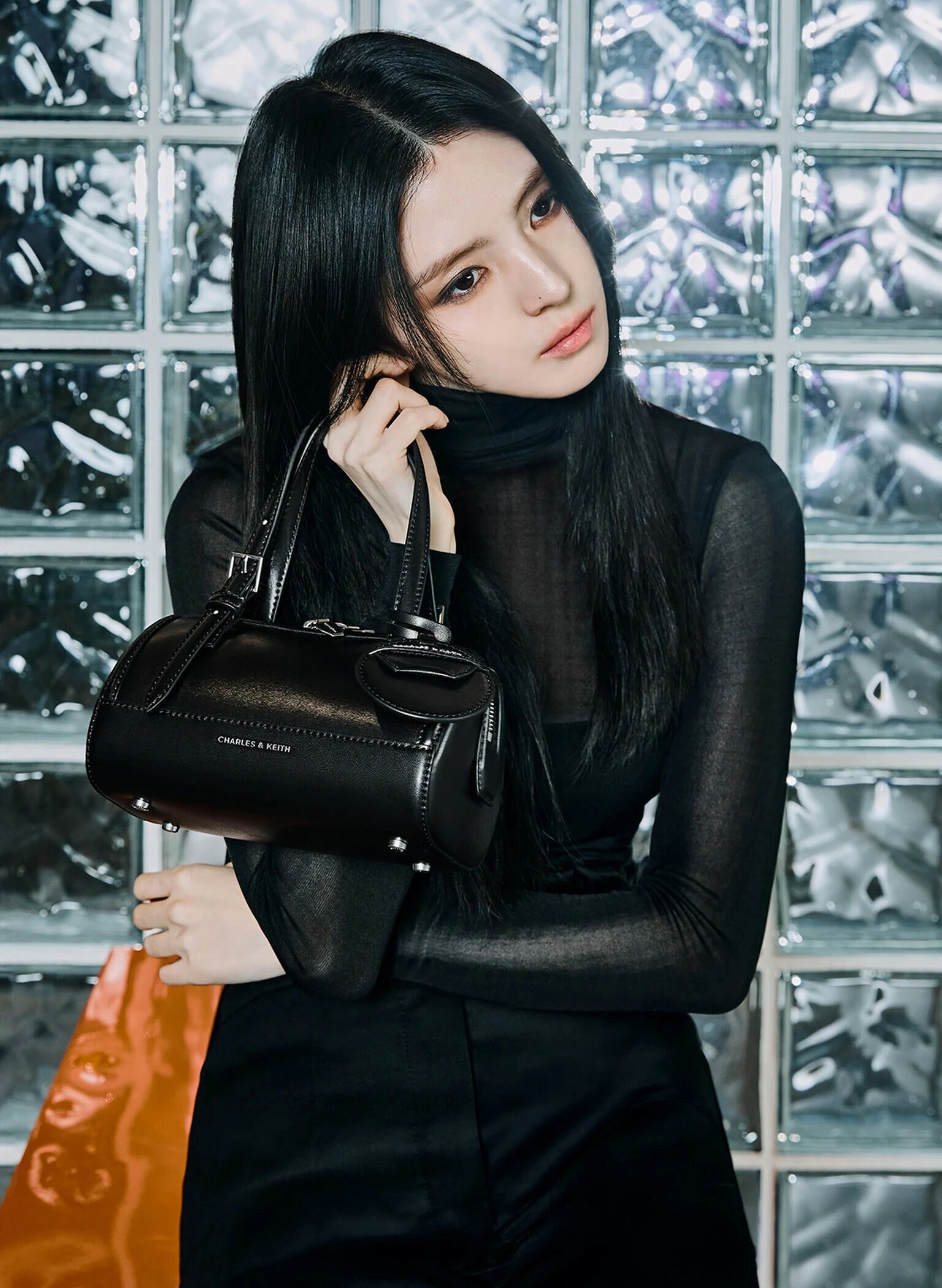 <快速出貨> Charles&Keith 小CK  Enola 波士頓包 保齡球包 三色