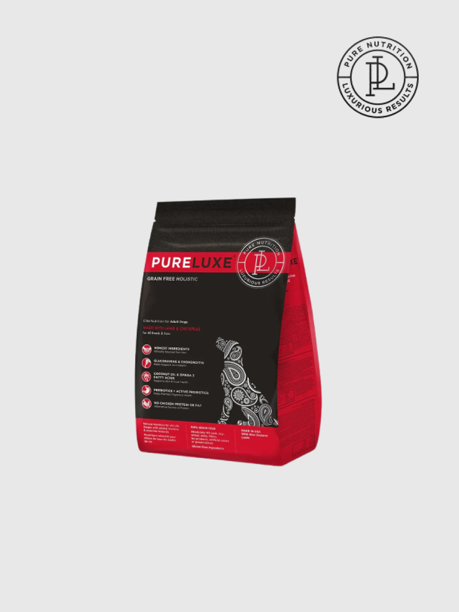 【PURELUXE 美國純華】 無穀天然成犬糧｜羊肉+鷹嘴豆