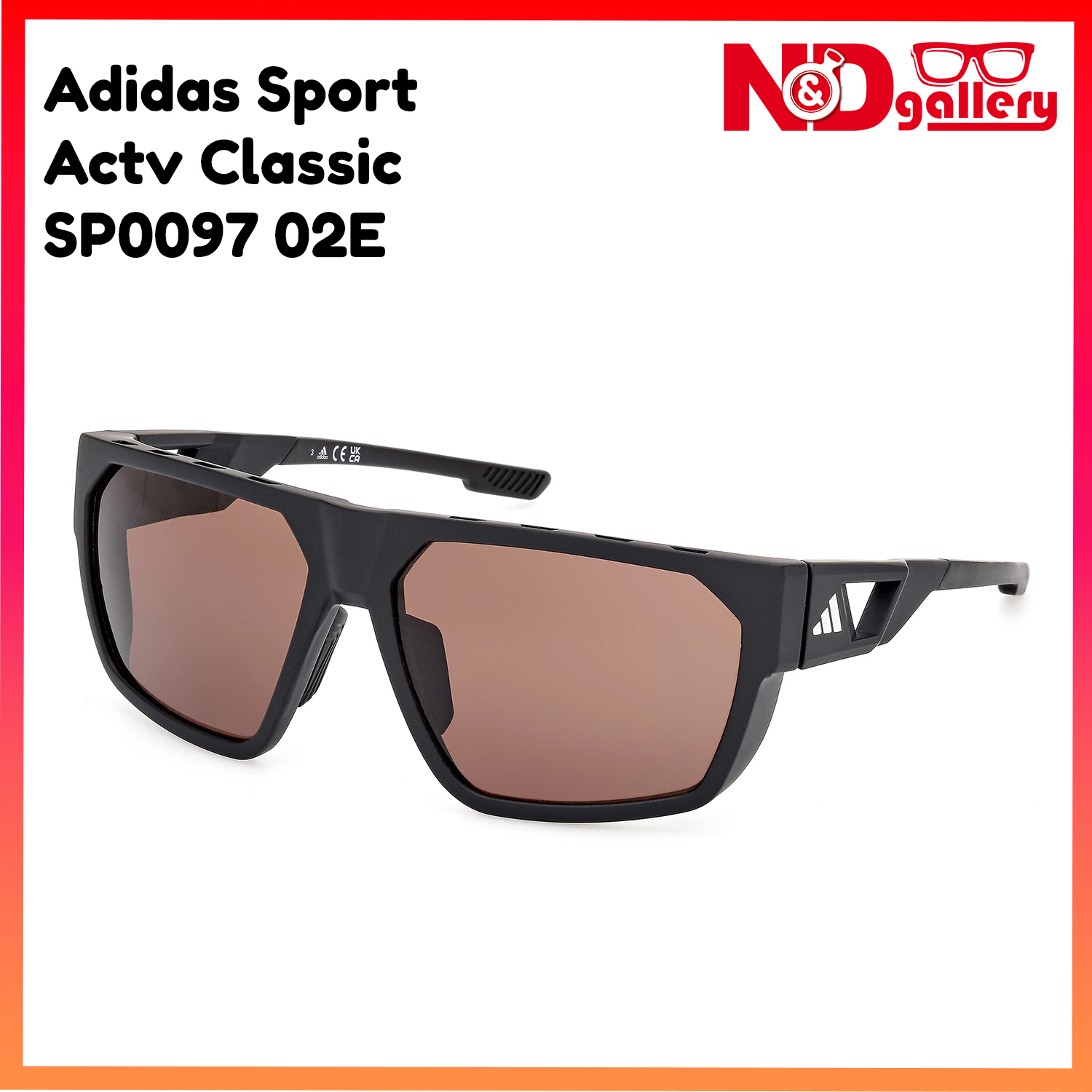 Adidas SPort Active Classic SP0097 02E Sunglasses ( Brown) 100% original