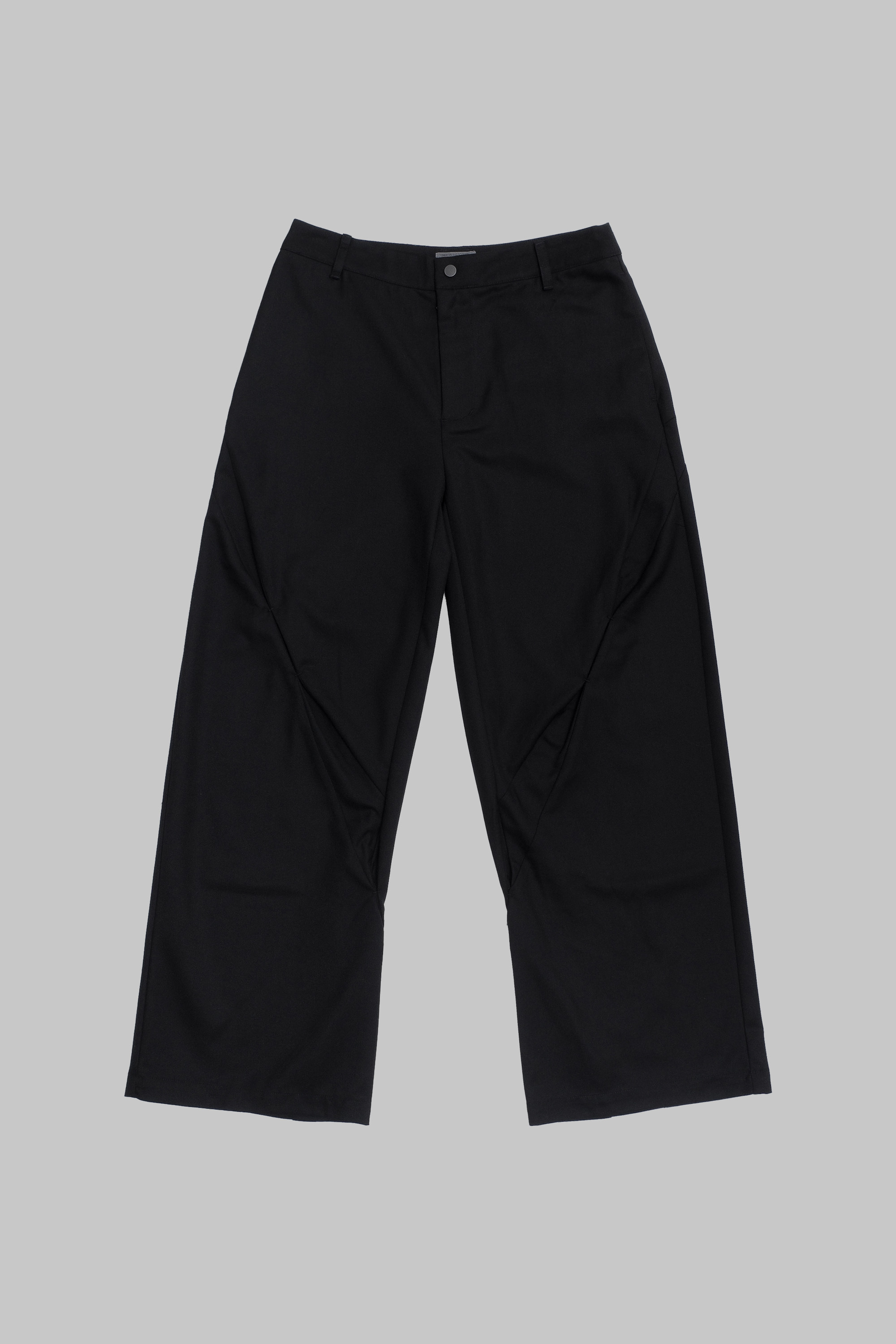 Anonymous Talking｜S25-P04 – Pleated Trousers (Black)