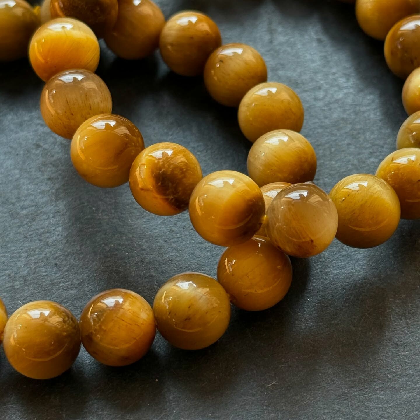 [原石] 玉化虎眼石 水晶手串