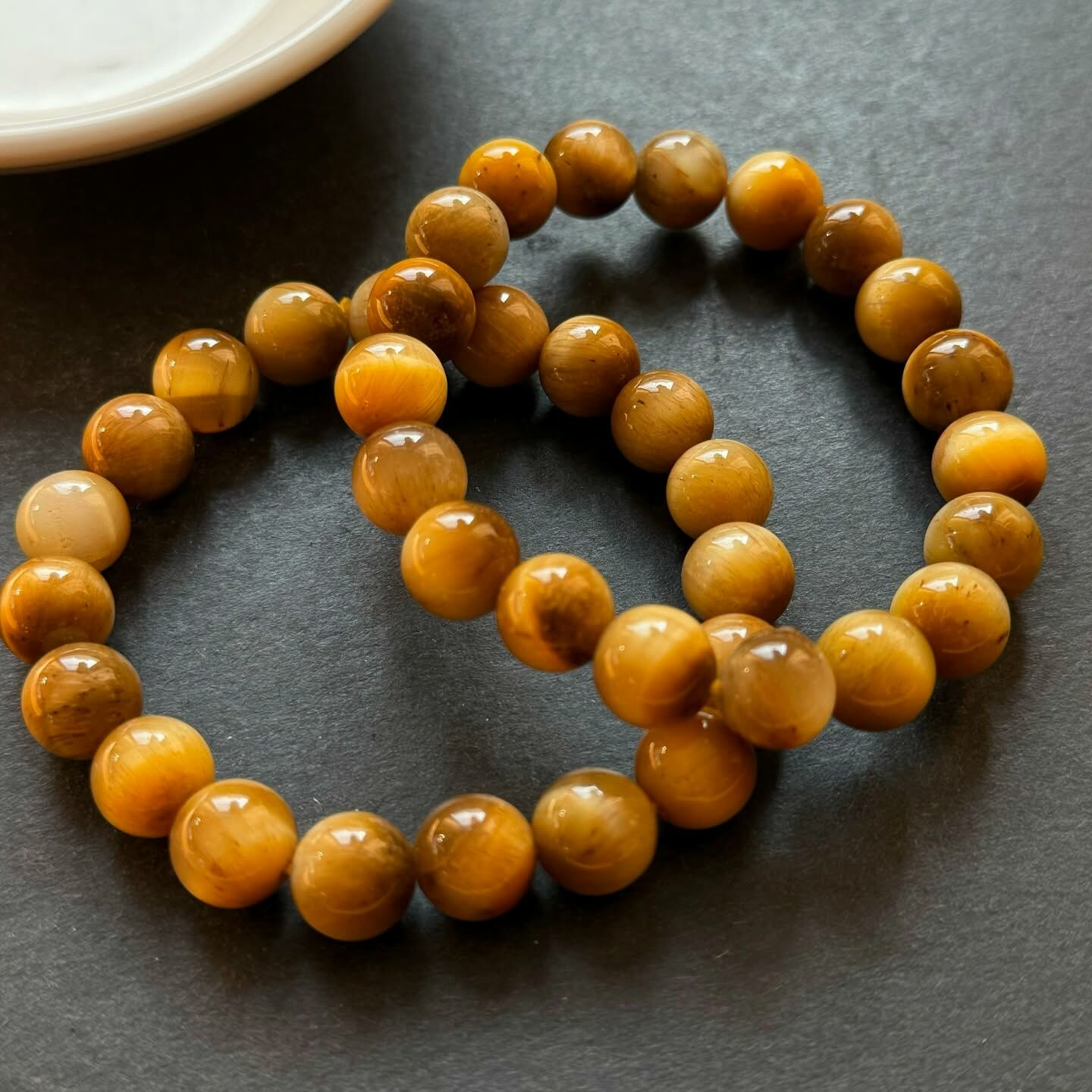 [原石] 玉化虎眼石 水晶手串