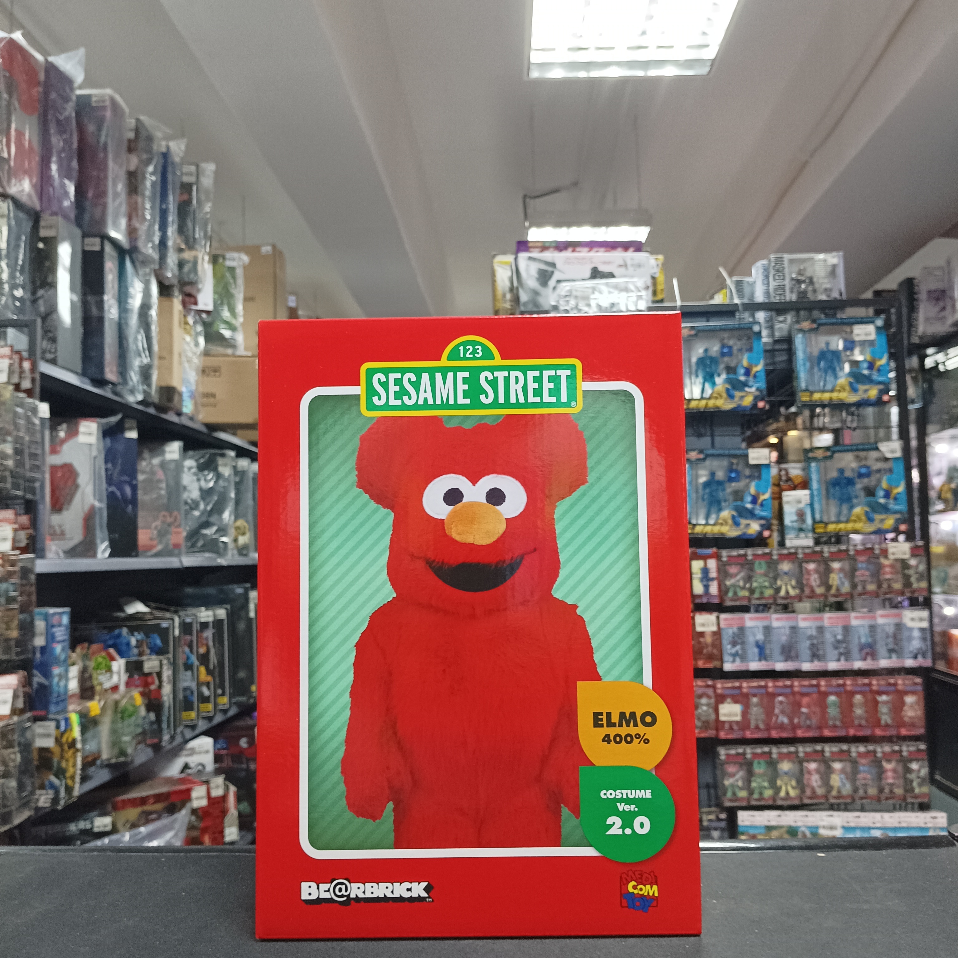 已回款 寄賣-BE@RBRICK ELMO Costume Ver.2.0 400%
