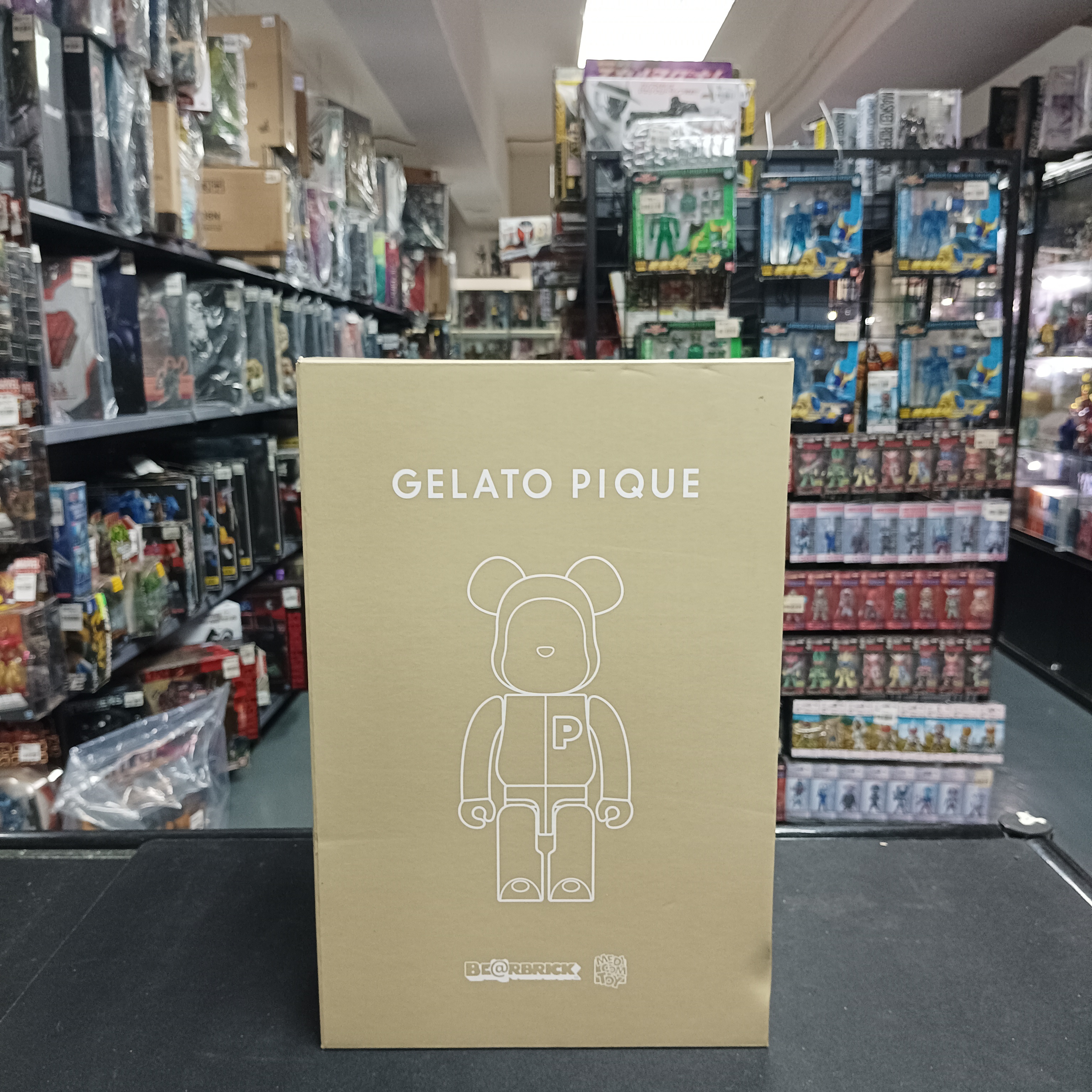 寄賣-Medicom Toy Be@rbrick x Gelato Pique Pajamas 400% Brown