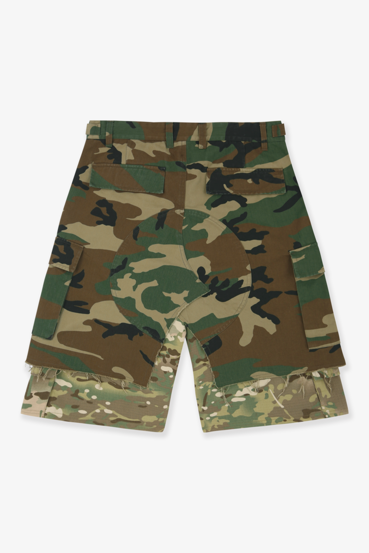 パンツ Project G/R Camo Cargo Shorts ☆Project G/R☆3-QUARTER CONVERTIBLE CARGO SHORTS - CAMO