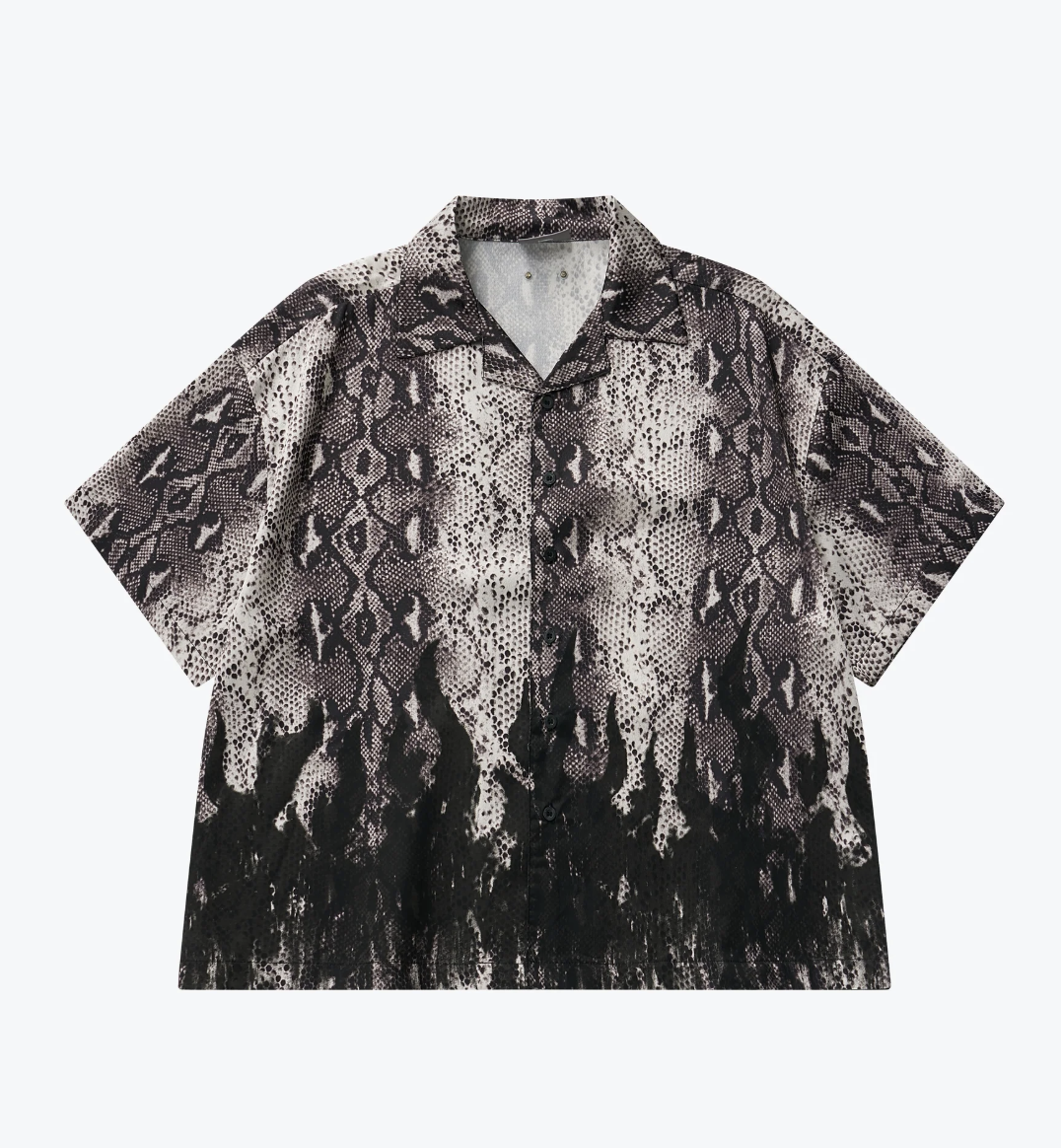 [現貨] Sense Snake Print With Flame Shirt Cream | M25-19CRE