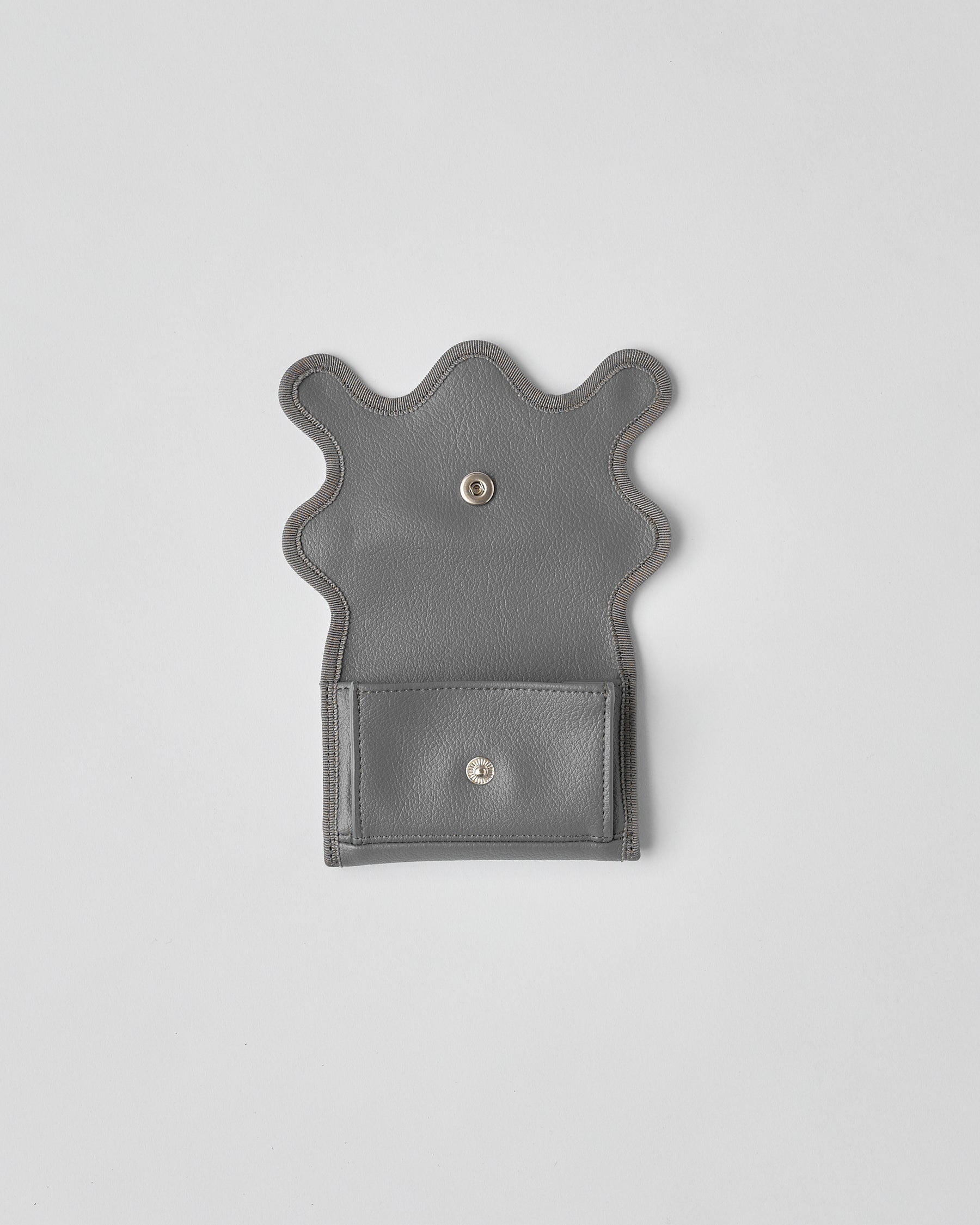 Nori 波浪零錢包 炭灰色